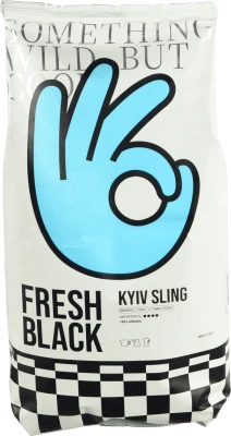 Кава Fresh Black 1кг blend kyiv sling зерно