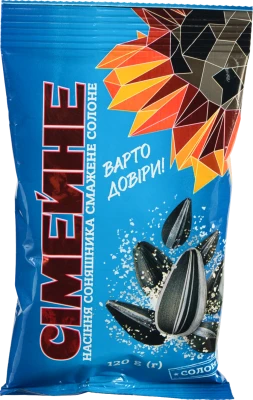 Насіння соняшника смажене солоне Сімейне м/у 120г