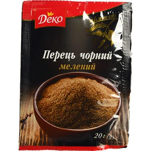 Перець чорний мелений Деко 20г