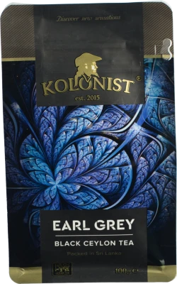 Чай Kolonist 100г earl grey black OPA