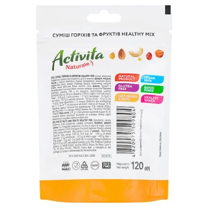 Суміш горіхів та фруктів Healthy Mix Activita д/п 120г