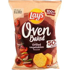 Чiпси Lays Baked 110г запечені овочі гриль