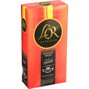 Кава LOR 52гх10 passione rossa ristretto imola мелена капсули