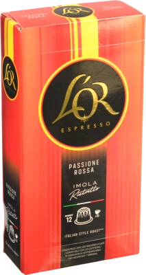 Кава LOR 52гх10 passione rossa ristretto imola мелена капсули