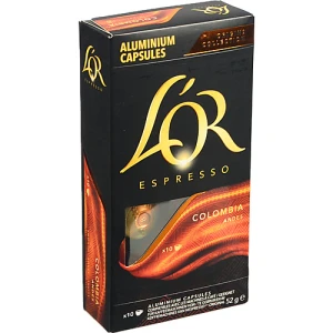 Кава LOR 52гх10 espresso colombia мелена капсули