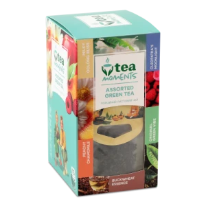 Асорті набір «Асорті Зеленого Чаю» «Tea Moments кадді - пакет 33.6г