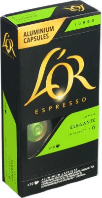 Кава LOR 52гх10 lungo elegante мелена капсули