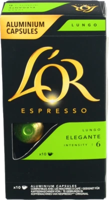 Кава LOR 52гх10 lungo elegante мелена капсули