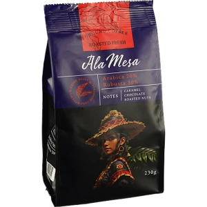 Кава Ala Mesa 230г (70% Арабіка, 30% Робуста)