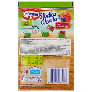 Кисіль Dr.Oetker 31.5г шматочки лісових ягід