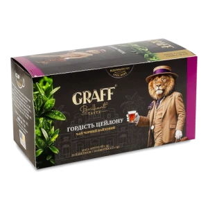 Чай чорний байховий Ceylon pride Graff к/у 20х2г