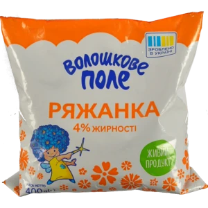 Ряжанка 4% Домашня Волошкове поле м/у 400г