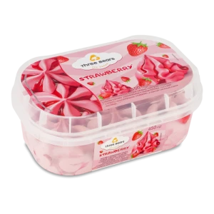Морозиво 12% Strawberry Three bears п/у 450г
