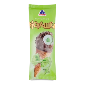 Морозиво Рудь 70г Фісташка Ріжок