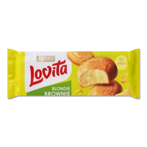 Печиво Roshen Lovita 152г здобне blondie brownie лимон