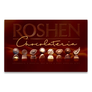 Набір цукерок шоколадних та пралінових Chocolateria Gift Selection Roshen к/у 194г