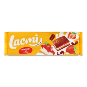 Шоколад молочний Strawberry cake Lacmi Roshen м/у 275г