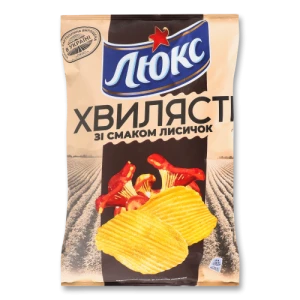 Чипси картопляні Лисички Хвилясті Люкс 125г