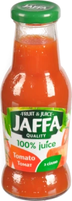 Сік томатний з сіллю Jaffa скляна пляшка 0.25л