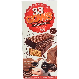 Торт вафельний ХБФ 195г 33 cows шоколад