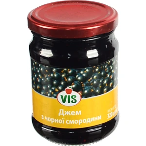 Джем Vis 320г чорна смородина