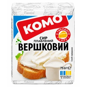 Сир плавлений брусковий «Комо Вершковий» 35% 75г