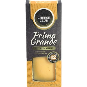 Сир Cheese Club «Prima Grande» витриманий 12 місяців 50%