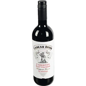 Вино Cabernet Sauvignon IGP Atlantique сухе черв 0.75л6 ТМ Cadeau Divin