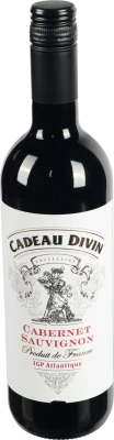 Вино Cabernet Sauvignon IGP Atlantique сухе черв 0.75л6 ТМ Cadeau Divin