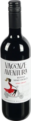 Вино Rosso Semi sweet н сол черв 0.75л6 ТМ Vacanze Aventura
