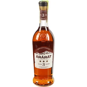 Коньяк Арарат 3 зірки 40% 0,5л
