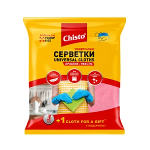 Серветки універсальні Практик Chisto 4шт