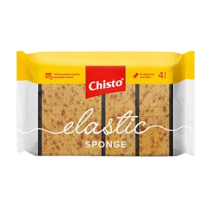 Губки кухонні універсальні Elastic Chisto 4шт