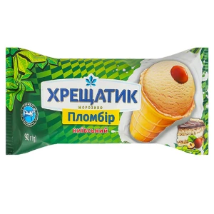 Морозиво Хладик 90г пл. хрещатик київ. ліс. горіх