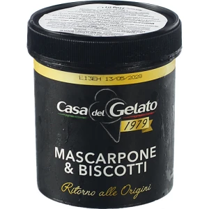 Морозиво Casa del Gelato 350г macarpone e biscotti