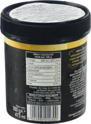 Морозиво Casa del Gelato 350г macarpone e biscotti