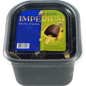 Морозиво Рудь 36х25г imperium мini pops фісташка