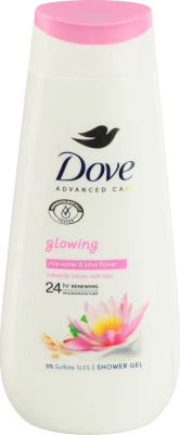 Крем-гель для душу Rice water&Lotus flower Glowing Dove 225мл