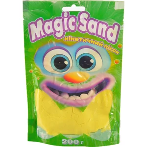 Magic sand в пакеті 39401-5 жовтий 0.200 кг