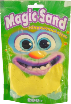 Magic sand в пакеті 39401-5 жовтий 0.200 кг