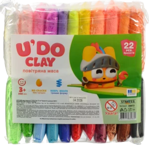 Набір д.творчості Strateg 6г 22шт udo clay