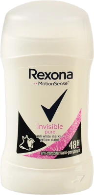 Антиперспірант жіночий Невидима на чорному і білому Rexona 40мл