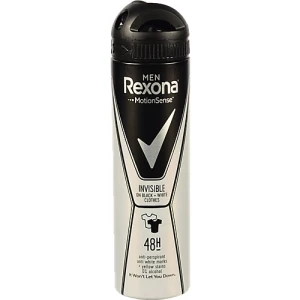 Антиперспірант чоловічий Невидимий на чорному і білому Rexona Men 150мл