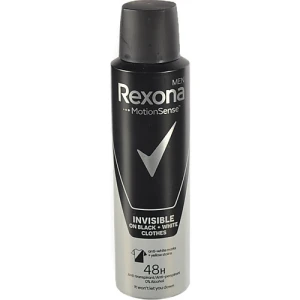 Антиперспірант чоловічий Невидимий на чорному і білому Rexona Men 150мл