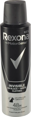Антиперспірант чоловічий Невидимий на чорному і білому Rexona Men 150мл