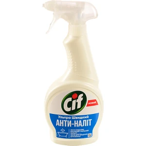 Засіб чистячий для ванної Анти-Наліт Cleanboost Cif 500мл