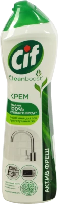 Крем для чищення Cif Cleanboost Актив Фреш 500 мл
