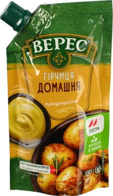Гірчиця традиційна Домашня Верес д/п 130г