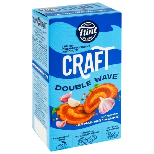 Грінки Flint 70г double wave пшен. житні часник хв
