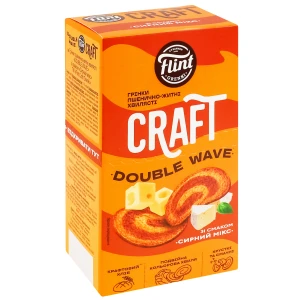 Грінки Flint 70г double wave пшен. жит.сирний мікс